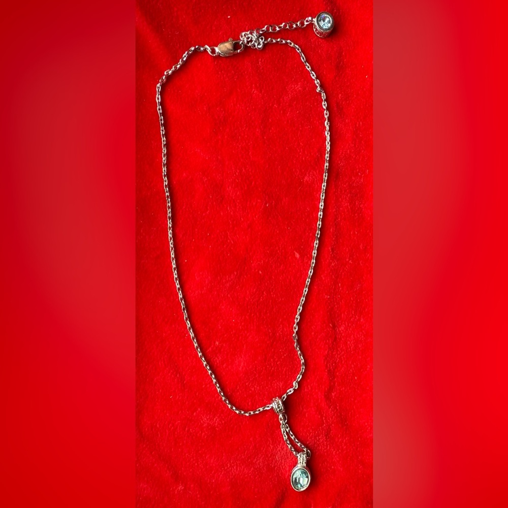 Anne Klein Silver Necklace with Elegant Pendant